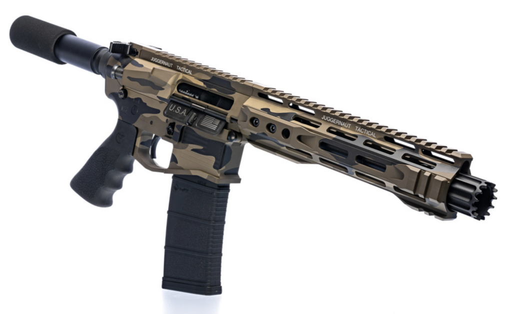 JUGGERNAUT TACTICAL AR15 PISTOL FDE CAMO (CA ROSTER) Mike's Tacticals
