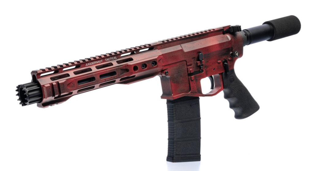 JUGGERNAUT TACTICAL AR-15 PISTOL DISTRESSED RED (CA ROSTER) - Mike's ...