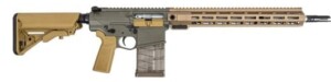 PSA Sabre-10A1 Billet 16" .308 Mid-Length w/Moss Green Receivers and Burnt Bronze Rail