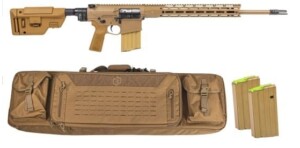 PSA Sabre-10A2 "Super Sass" Billet 20" .308 5R Rifle w/15"Sabre Lock up rail, Law Folder, B5 CPS Stock, 3 Mags, and Bag - FDE