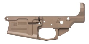 M5 (.308) Stripped Lower Receiver, Special Edition: Freedom - FDE Cerakote