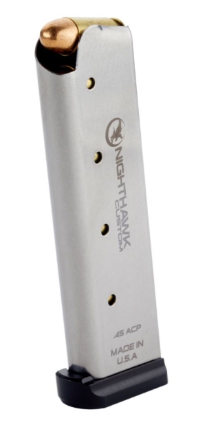 1911 Magazine, .45 ACP, Gov., Nighthawk, w/ Aluminum Base Pad
