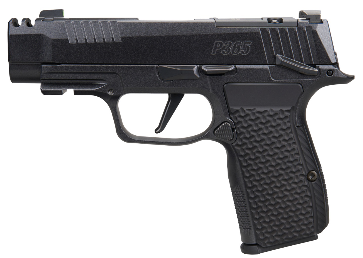 SIG SAUER P365-LUXE 380 AXG COMP .380 ACP – Optics-Ready P365 with Integrated Compensator CA Roster