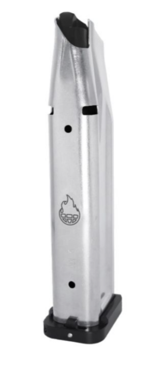 ATLAS GUNWORKS PREMIUM 9MM MAGAZINE — 140MM, 21 ROUNDS, ALPHALOCK BASE PAD
