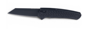 ATLAS GUNWORKS × PRO-TECH MALIBU — BLACK MAGNACUT REVERSE TANTO FOLDING KNIFE