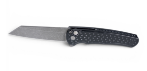 ATLAS GUNWORKS × PRO-TECH MALIBU — BATTLEWORN BLACK / ACID ETCHED MAGNACUT WITH PEARL BUTTON
